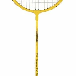 Sportime Yeller Economy Steel Badminton Racquet, 26 Inches, Yellow/Black