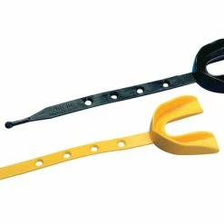 Wilson Youth Mouth Guard With Strap, Single Density, Ages 10 And Under, Yellow