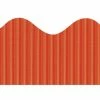 Bordette Scalloped Decorative Border Roll, 2-1/4 Inch X 50 Feet, Orange