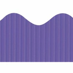 Bordette Scalloped Decorative Border Roll, 2-1/4 Inch X 50 Feet, Violet