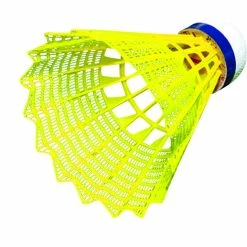 Sportime Tournament Yeller Badminton Shuttlecocks, Yellow, Set Of 6