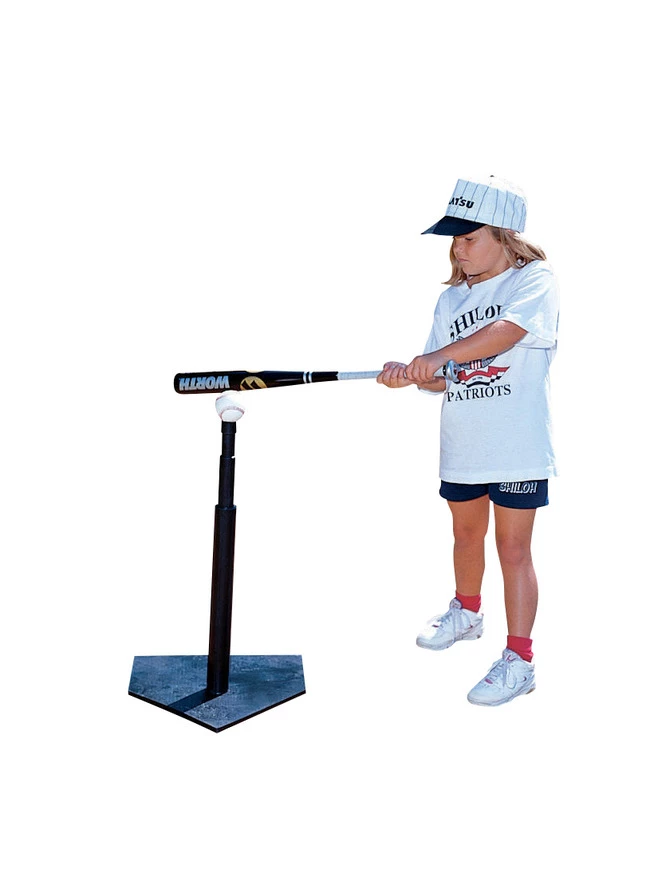 Sportime Adjustable Rubber Batting Tee, 21 To 37-1/2 Inches 3 Sportime Adjustable Rubber Batting Tee, 21 To 37-1/2 Inches