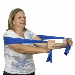 CanDo Latex Free Exercise Band, Heavy Resistance, 50 Yard Roll, Blue -schoolspecialty store 020935 A ecommfullsize