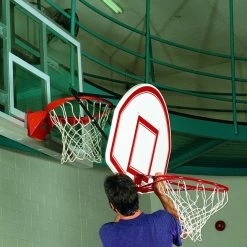 Bison Easy Up Youth 5-in-1 Adjustable Youth Goal, 48 X 32 Inch Backboard