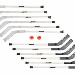 Shield Elementary Outdoor Floor Hockey Stick Set, 36 Inches