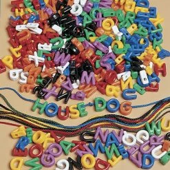 *Non-Branded Childcraft Uppercase And Lowercase Letter Bead Set, 576 Pieces