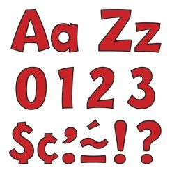 TREND Enterprises, Inc. Trend Enterprises Playful Ready Letters, 4 Inches, Red, Set Of 216 -schoolspecialty store 080047 B ecommfullsize