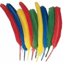 Creativity Street Long Colored Quills, 10 To 12 Inches, Pack Of 12