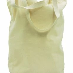 School Smart Canvas Tote Bag, Large, 16-3/4 X 17-1/2 X 5 Inches, Natural