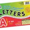 Pacon Self-Adhesive Reusable Letters, 2 Inches, Red, 159 Pieces -schoolspecialty store 090108 ecommfullsize