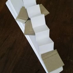 Cover-It Mini Accordion Book Kit, 2-3/8 X 1-1/2 Inches, Pack Of 72