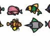 Roylco Stained Glass Frames, 8 X 10 Inches, Tropical Fish, 24 Pieces -schoolspecialty store 1289192 ecommfullsize