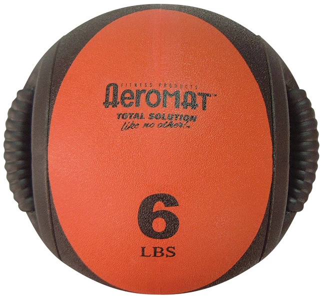 AeroMat Dual Grip Power Medicine Ball, 6 Pounds, Red And Black 3 AeroMat Dual Grip Power Medicine Ball, 6 Pounds, Red And Black