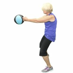 Aeromat Dual Grip Power Medicine Ball, 12 Pounds, Teal And Black -schoolspecialty store 1290475 SOAR B ecommfullsize