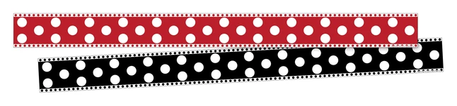 Barker Creek Tie-Dye, Neon Stripe, Retro And Red & White Dot In The Groove Trimmer, 3 X 35 Inches, Set Of 4 4 Barker Creek Tie-Dye, Neon Stripe, Retro And Red & White Dot In The Groove Trimmer, 3 X 35 Inches, Set Of 4 - Image 2
