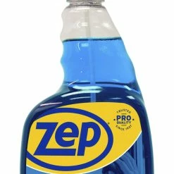 Zep Streak-Free Fast Drying Glass Cleaner, Trigger Spray, 32 Ounces, Blue