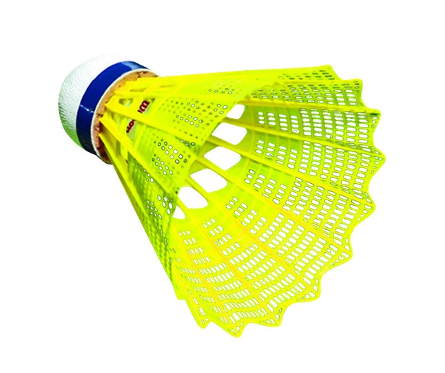 Wilson Badminton Shuttlecocks, Yellow, Set Of 6 3 Wilson Badminton Shuttlecocks, Yellow, Set Of 6