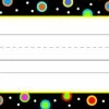 Creative Teaching Press Dots On Black Name Plates, 9-1/2 X 3-1/4 Inches, Pack Of 36 -schoolspecialty store 1334980 ecommfullsize