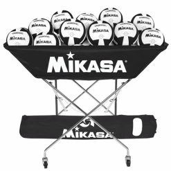 Mikasa Collapsible Hammock Ball Cart With Carry Bag, Black