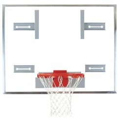 Bison Side Court Conversion Backboard, 54 X 2-1/4 X 42 Inches Backboard, Glass Backboard