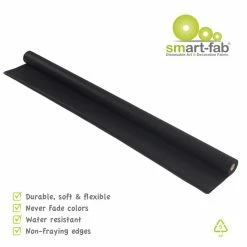 Smart-Fab Non-Woven Fabric Roll, 48 Inches X 40 Feet, Black, Each -schoolspecialty store 1394895 C ecommfullsize