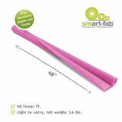 Smart-Fab Non-Woven Fabric Roll, 48 Inches X 40 Feet, Dark Pink, Each -schoolspecialty store 1394904 A ecommfullsize
