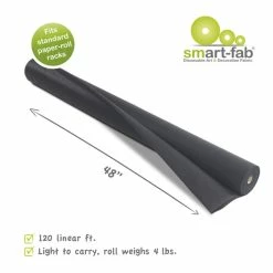 Smart-Fab Non-Woven Fabric Roll, 48 Inches X 120 Feet, Black, Each 7 Smart-Fab Non-Woven Fabric Roll, 48 Inches X 120 Feet, Black, Each -schoolspecialty store 1394907 A ecommfullsize