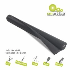 Smart-Fab Non-Woven Fabric Roll, 48 Inches X 120 Feet, Black, Each 8 Smart-Fab Non-Woven Fabric Roll, 48 Inches X 120 Feet, Black, Each -schoolspecialty store 1394907 B ecommfullsize