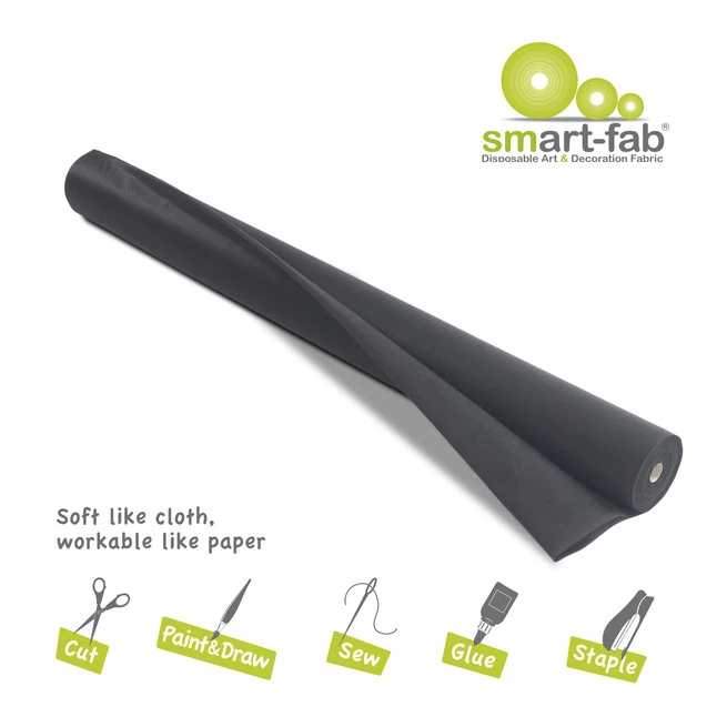 Smart-Fab Non-Woven Fabric Roll, 48 Inches X 120 Feet, Black, Each 5 Smart-Fab Non-Woven Fabric Roll, 48 Inches X 120 Feet, Black, Each - Image 3