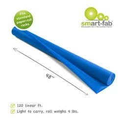 Smart-Fab Non-Woven Fabric Roll, 48 In X 120 Ft, Blue -schoolspecialty store 1394909 A ecommfullsize