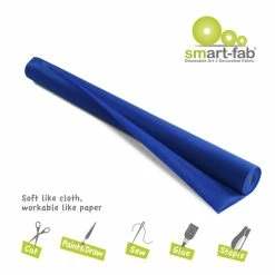 Smart-Fab Non-Woven Fabric Roll, 48 In X 120 Ft, Dark Blue -schoolspecialty store 1394910 B ecommfullsize
