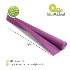 Smart-Fab Non-Woven Fabric Roll, 48 In X 120 Ft, Dark Purple -schoolspecialty store 1394911 A ecommfullsize