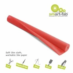 Smart-Fab Non-Woven Fabric Roll, 48 In X 120 Ft, Red -schoolspecialty store 1394914 B ecommfullsize