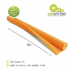 Smart-Fab Non-Woven Fabric Roll, 48 In X 120 Ft, Orange 11 Smart-Fab Non-Woven Fabric Roll, 48 In X 120 Ft, Orange -schoolspecialty store 1394915 A ecommfullsize