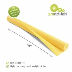 Smart-Fab Non-Woven Fabric Roll, 48 In X 120 Ft, Yellow -schoolspecialty store 1394917 A ecommfullsize