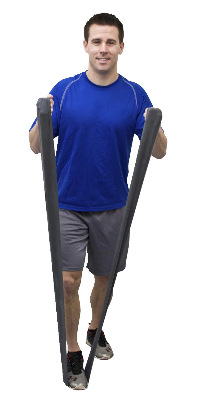 CanDo No-Latex X-Heavy Resistance Band, 50 Yards, Black 4 CanDo No-Latex X-Heavy Resistance Band, 50 Yards, Black - Image 2