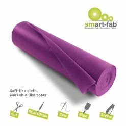 Smart-Fab Non-Woven Fabric Roll, 36 In X 600 Ft, Dark Purple -schoolspecialty store 1402398 B ecommfullsize