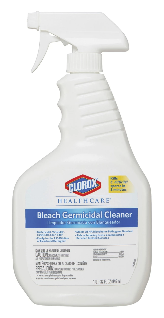 Clorox Healthcare Clorox Hospital Bleach Germicidal With Bleach, 32 Ounces 3 Clorox Healthcare Clorox Hospital Bleach Germicidal With Bleach, 32 Ounces
