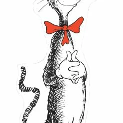 Eureka Dr. Seuss Cat In The Hat Giant Bulletin Board Cutout Set, 4 Die Cut Panels, 5 Feet Tall