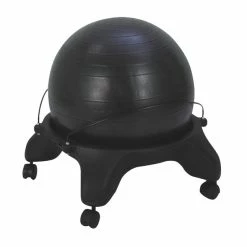 Aeromat Fit Chair, 22 L X 22 W X 31 H In, Black, 10 Lb