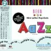 Barker Creek Letter Pop-Outs, 2 Inch, Neon, Set Of 676