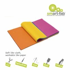 Smart-Fab Fabric Weatherproof Cut Sheet, 9 X 12 Inches, Assorted Color, Pack Of 45 -schoolspecialty store 1430807 B ecommfullsize
