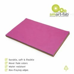 Smart-Fab Fabric Weatherproof Cut Sheet, 12 X 18 Inches, Assorted Color, Pack Of 45 -schoolspecialty store 1430810 C ecommfullsize