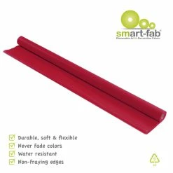 Smart-Fab Non-Woven Fabric Roll, 48 Inches X 40 Feet, Cranberry, Each 9 Smart-Fab Non-Woven Fabric Roll, 48 Inches X 40 Feet, Cranberry, Each -schoolspecialty store 1430815 C ecommfullsize
