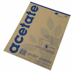 Grafix Acetate Pad, 9 X 12 In, Clear, 25 Sheets/Pad
