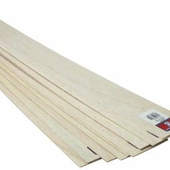 *Non-Branded Saunders Midwest Balsa Sheets, 1/16 X 3 X 36 Inches, Pack Of 10