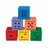 Sportime Five Components Of Fitness Dice, Assorted Colors, Set Of 6