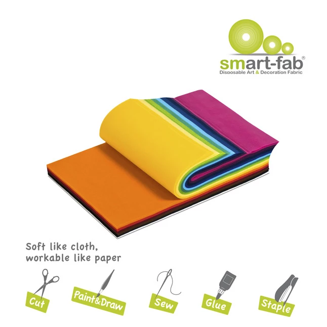 Smart-Fab Fabric Weatherproof Cut Sheet, 9 X 12 Inches, Assorted Color, Pack Of 270 5 Smart-Fab Fabric Weatherproof Cut Sheet, 9 X 12 Inches, Assorted Color, Pack Of 270 - Image 3