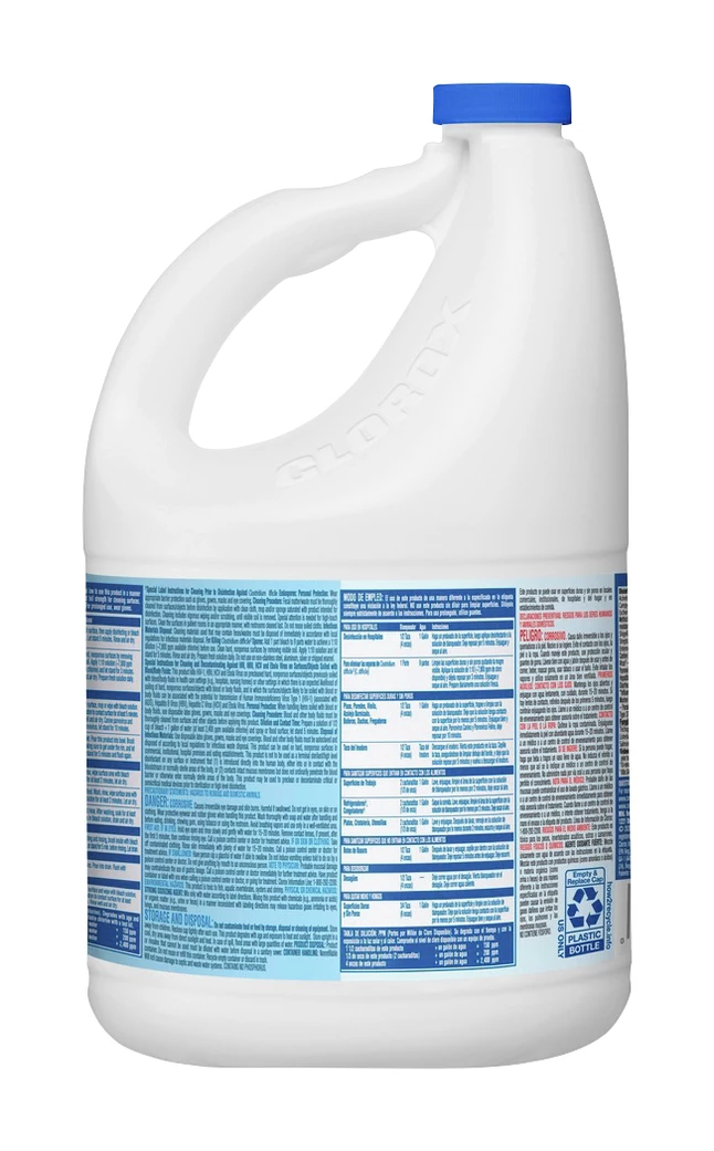 Clorox Concentrated Germicidal Bleach, 121 Ounces 6 Clorox Concentrated Germicidal Bleach, 121 Ounces - Image 4