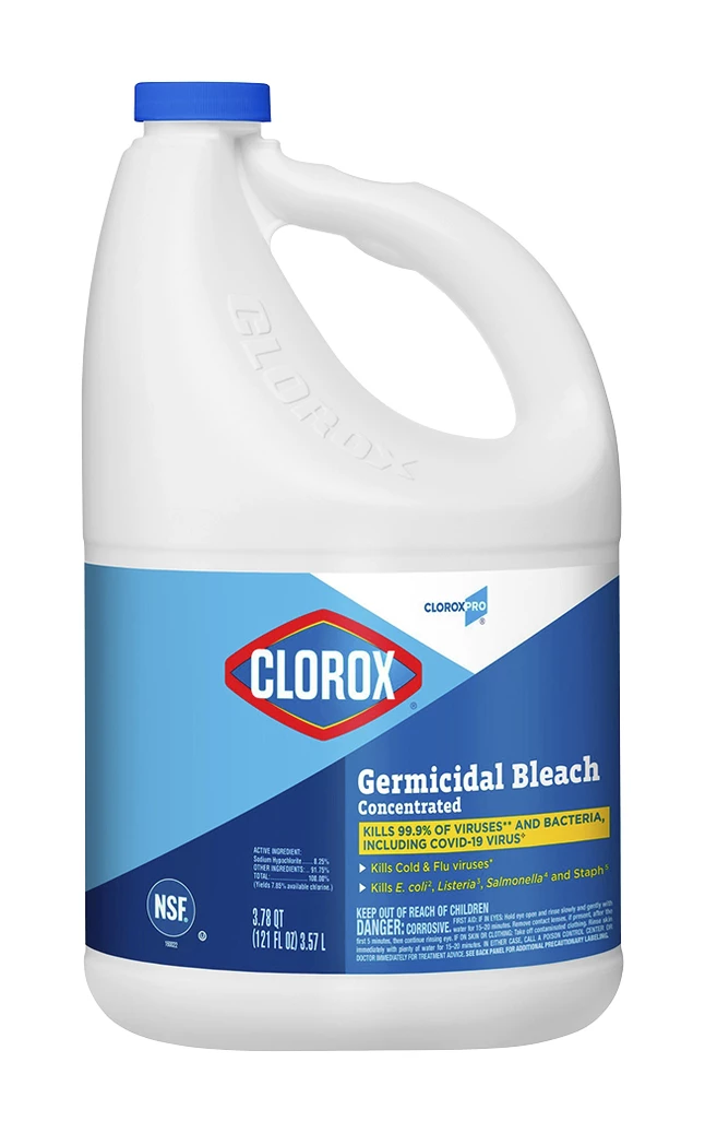 Clorox Concentrated Germicidal Bleach, 121 Ounces 3 Clorox Concentrated Germicidal Bleach, 121 Ounces